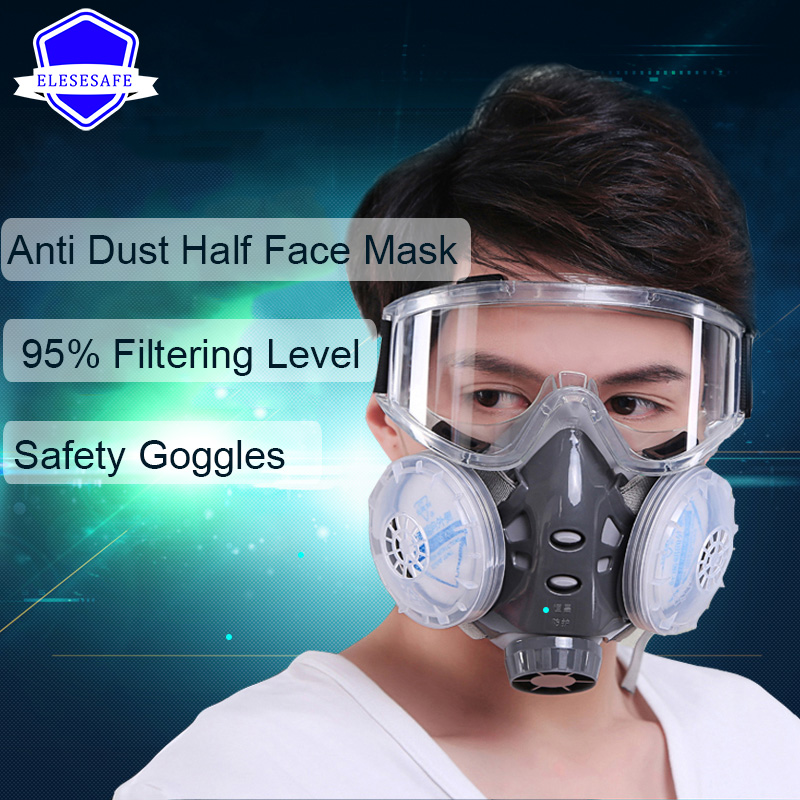 Anti Pollution Mask - 새로운 방진 마스크 ​​전면 호흡기 듀얼