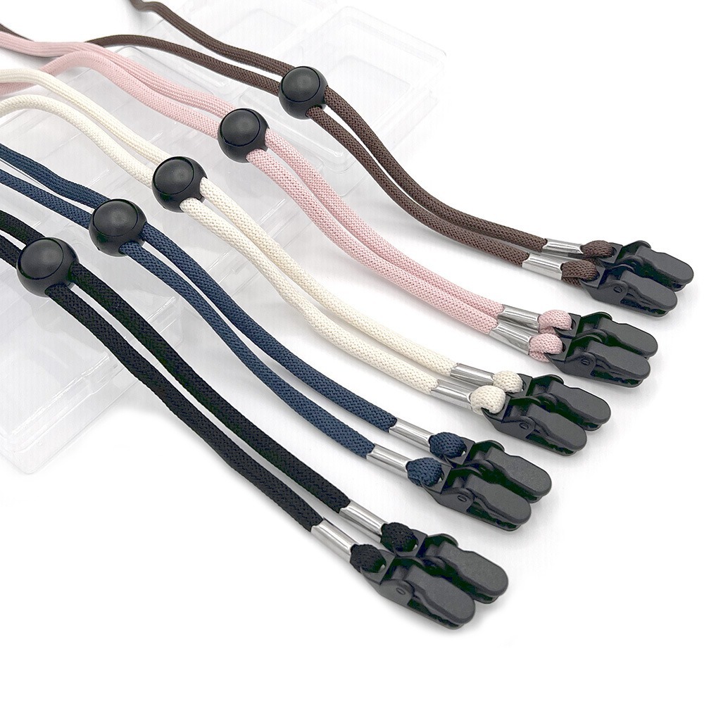Mask Lanyard Adjustable - 탄력 있는 모자 고정 모자 턱
