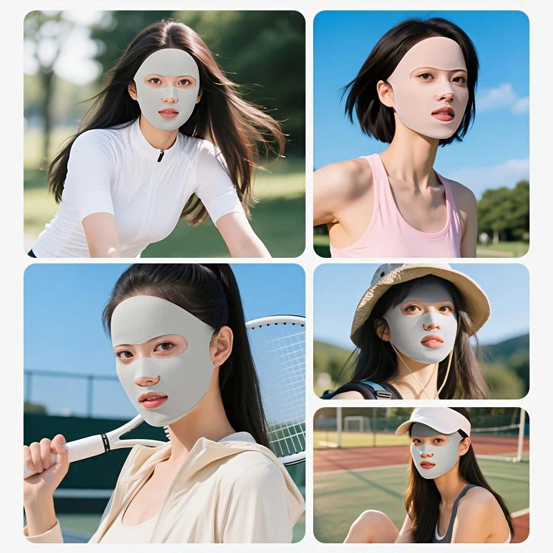 솔리드 컬러 통기성 자외선 차단제 페이스 스카프 골프  - Sports Mask Breathable 리뷰 및 가격