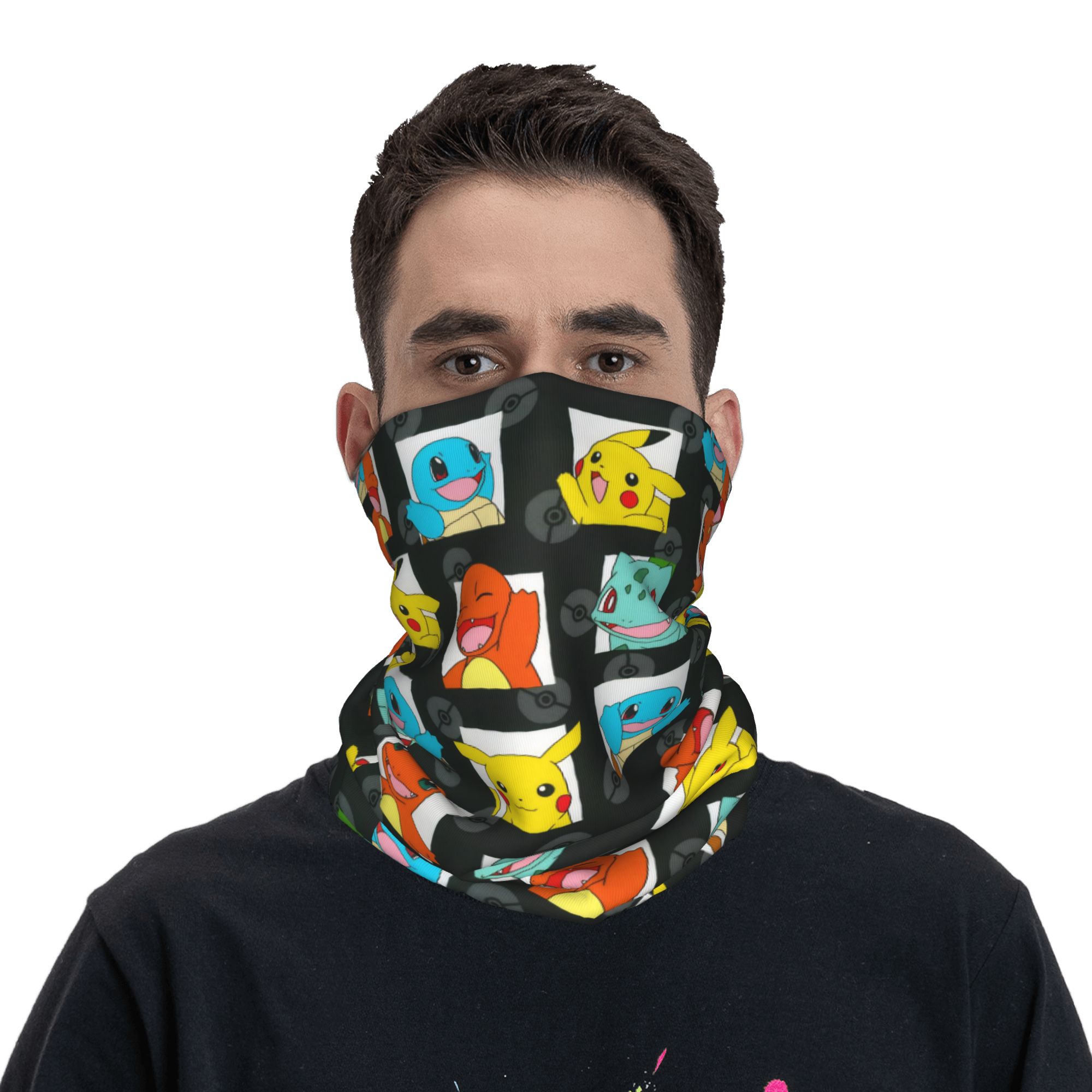 만화 몬스터 반다나 넥 게이터 포켓몬 마스크 스카프 다 - Sports Mask Breathable 리뷰 및 가격