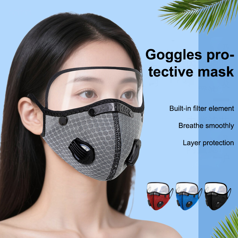 필터 고글이 있는 새로운 사이클링 페이스 마스크 먼지  - Anti Pollution Mask 리뷰 및 가격