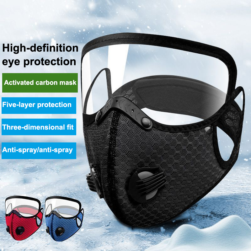 필터 고글이 있는 새로운 사이클링 페이스 마스크 먼지  - Anti Pollution Mask 리뷰 및 가격