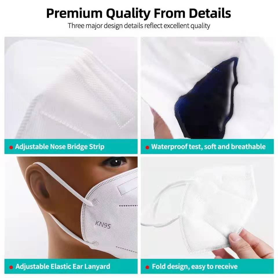 10-100Pcs 성인용 FFP2 마스크 CE 승인 5 - Disposable Surgical Mask 리뷰 및 가격