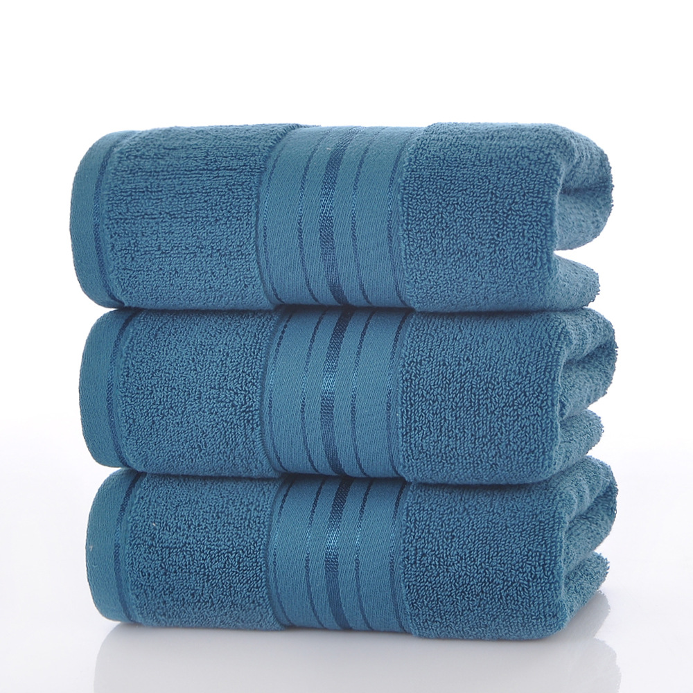 블루 코튼 욕실 타월 세트 - 1/2/3개 50x100 - Cloth Face Mask Washable 리뷰 및 가격