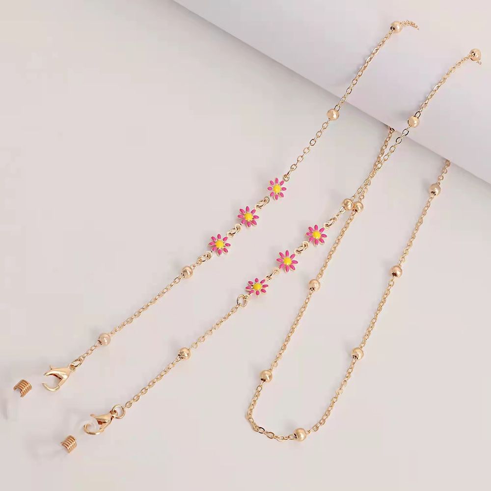 조정 가능한 패션 간단한 귀여운 장식 다채로운 꽃 안경 - Mask Lanyard Adjustable 리뷰 및 가격